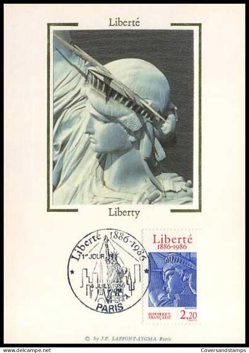 Frankrijk - MK - Liberté 1886-1986                                  - Other & Unclassified