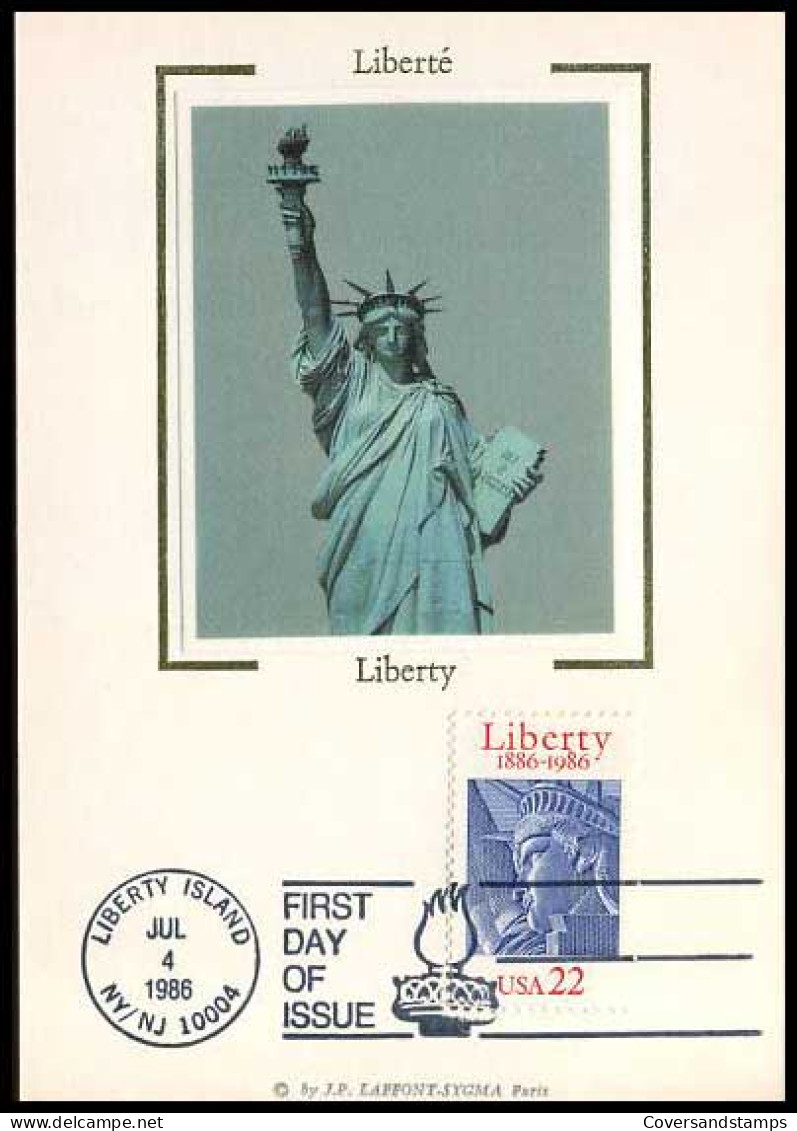 Frankrijk - MK - Liberty 1886-1986  (Amerikaanse Zegel)                                - Andere & Zonder Classificatie