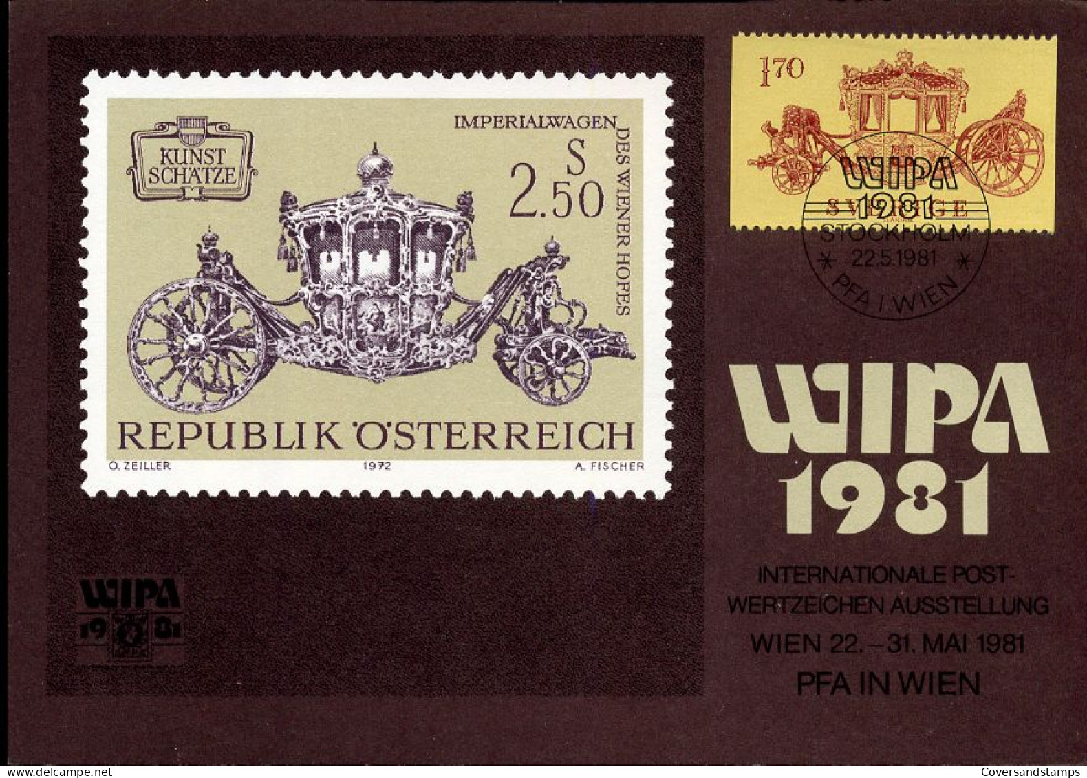 Oostenrijk - MK - Wipa 1981                                            - Maximumkaarten