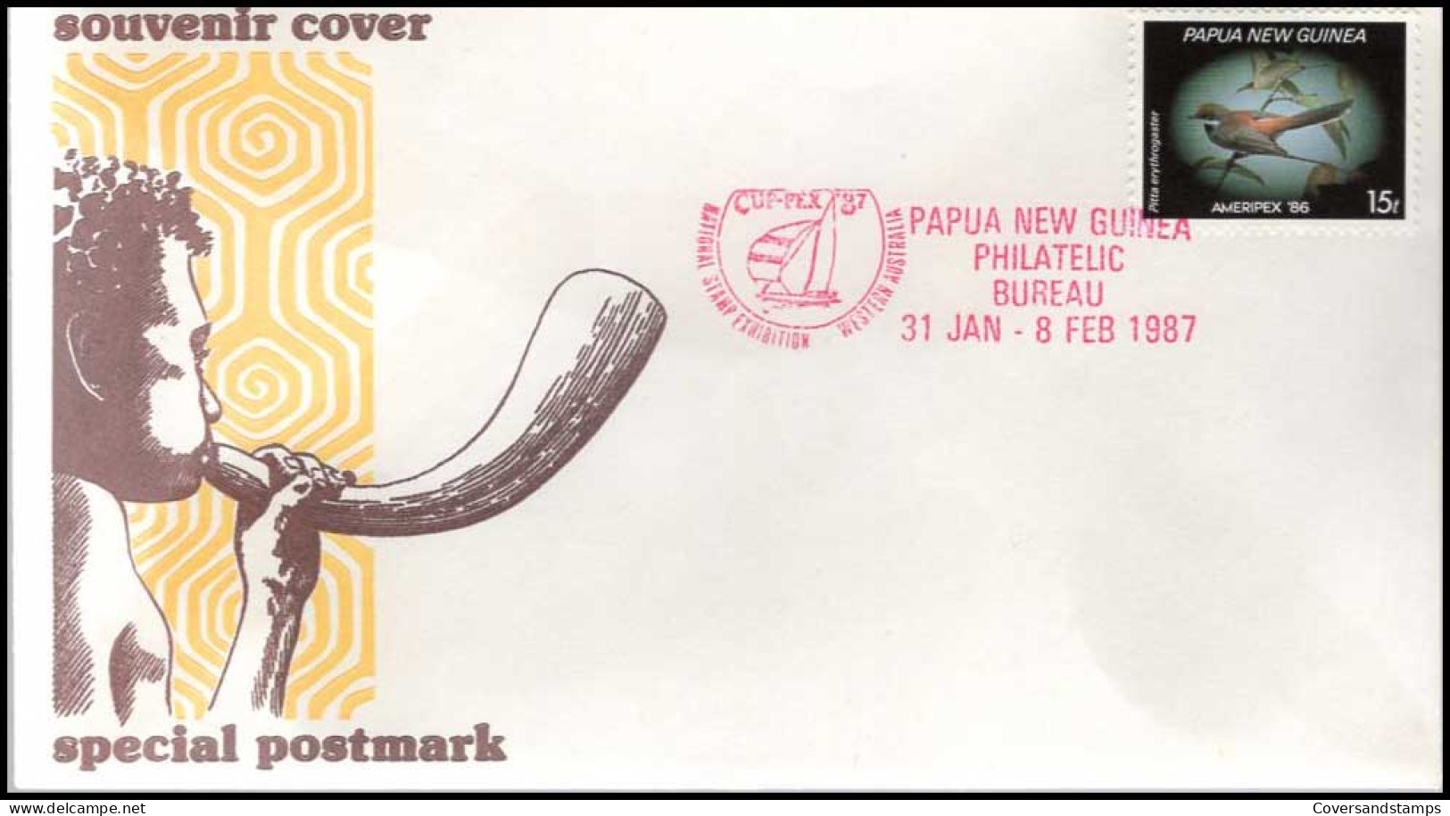 Papua-Nieuw-Guinea - FDC - Ameripex '86                                  - Papua Nuova Guinea