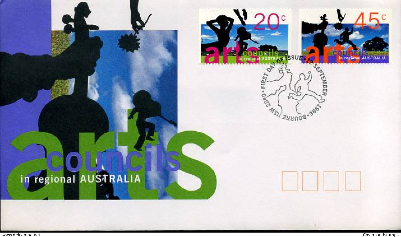 Australië  - FDC -  Art Councils In Regional Australia                                   - Omslagen Van Eerste Dagen (FDC)