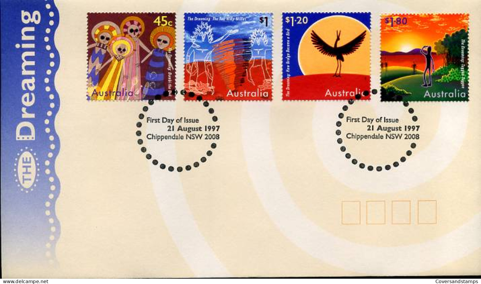 Australië  - FDC -  The Dreaming                                   - Premiers Jours (FDC)
