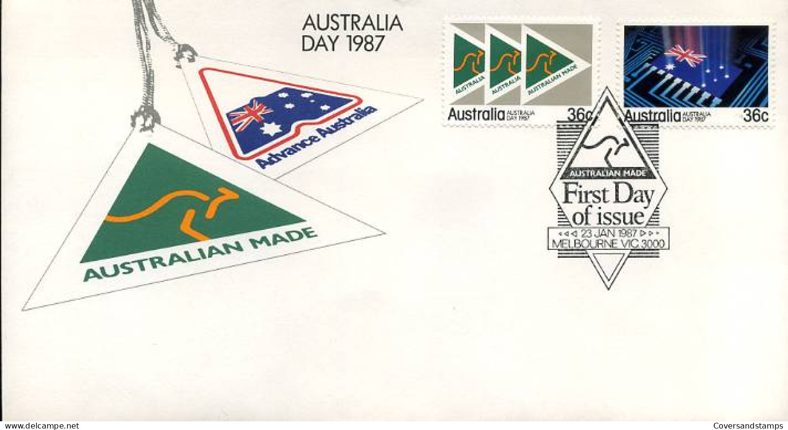 Australië  - FDC -  Australia Day 1987                                   - Sobre Primer Día (FDC)
