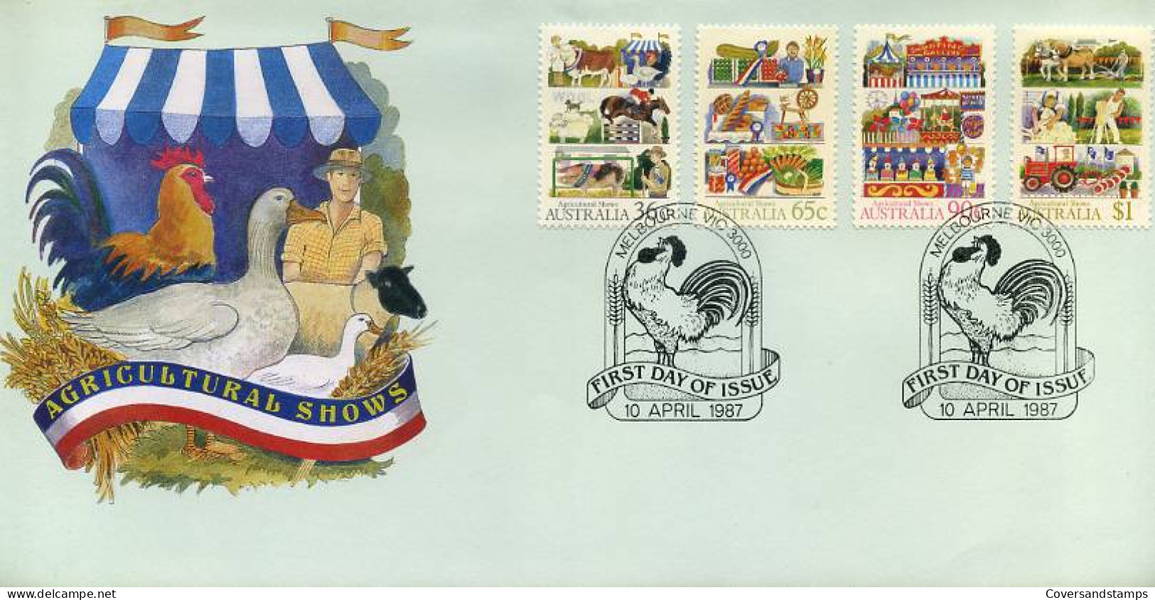 Australië  - FDC -  Agricultural Shows                                   - FDC