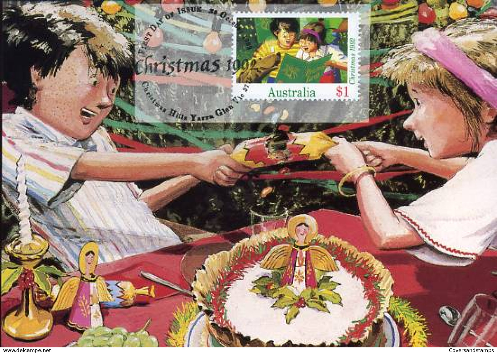 Australië  - MK - Kerstmis 1992                            - Cartes-Maximum (CM)