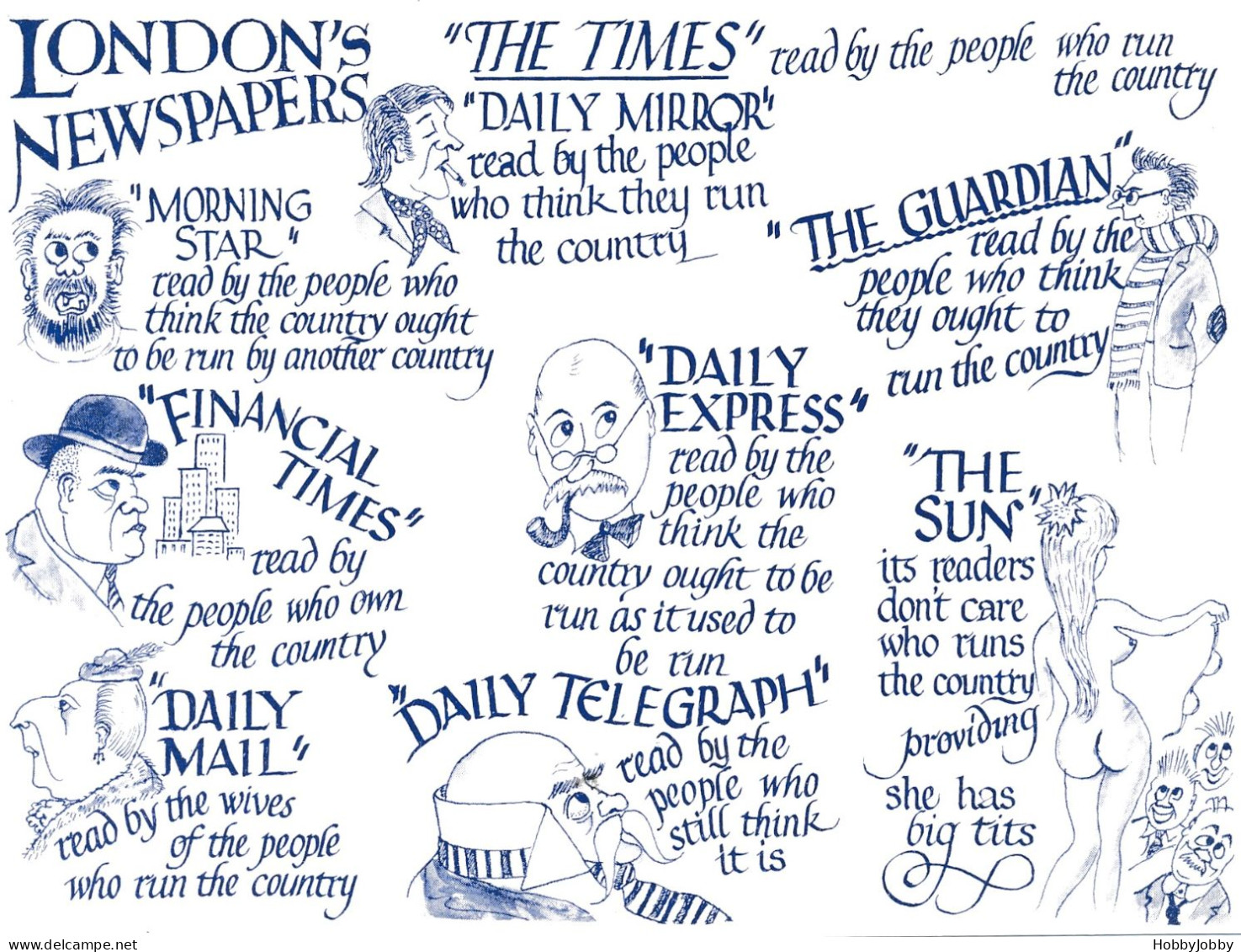 LONDON'S NEWSPAPERS: FAMOUS PAPERS: ALL INDIVIDUALLY Described In A Few Lines WHAT THEY "Stand For"/ Means - Other & Unclassified