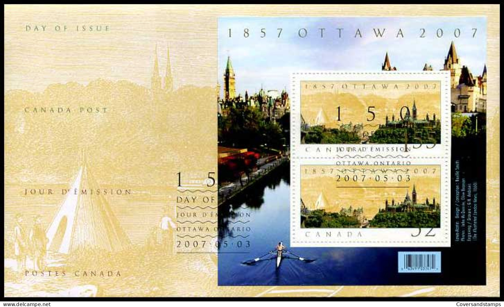 Canada - FDC -  Ottawa 2007                                    - 2001-2010