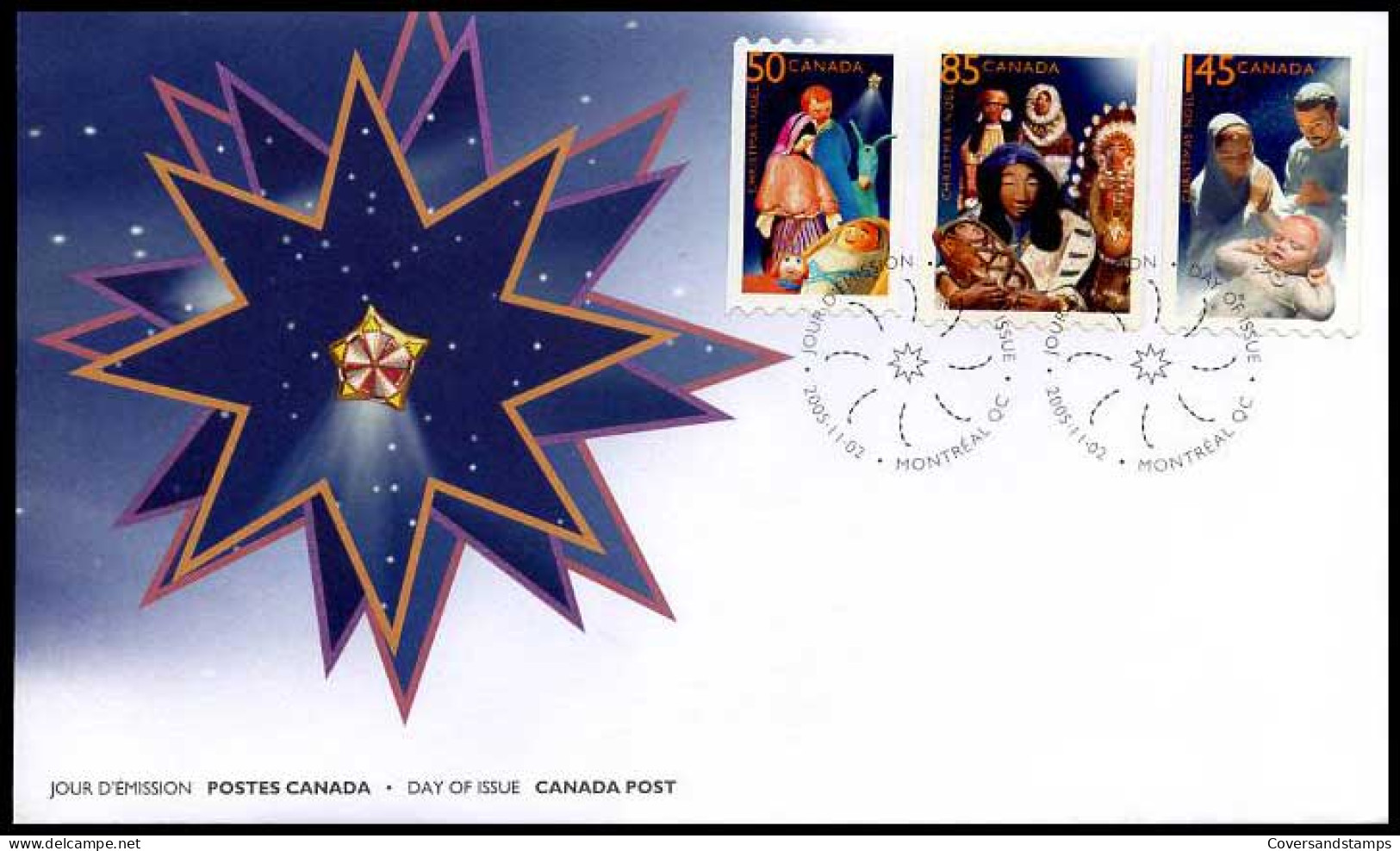 Canada - FDC -  Kerstmis 2005                                    - 2001-2010