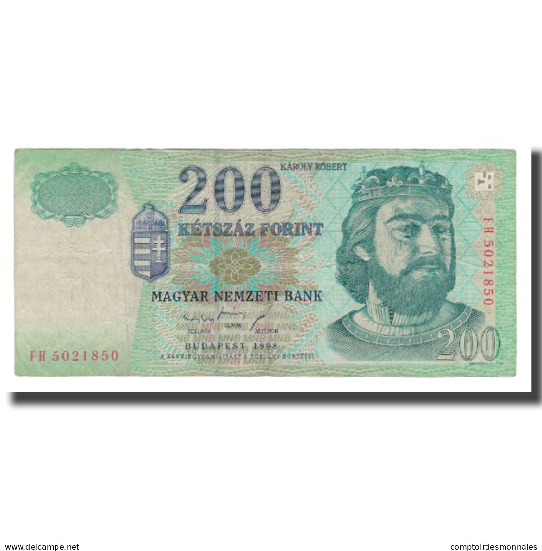 Billet, Hongrie, 200 Forint, 1998, KM:178a, TB+ - Ungheria