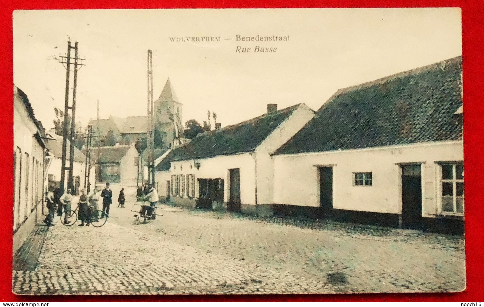 CPA 1924 Wolverthem, Meise. Benedenstraat Rue Basse - Meise