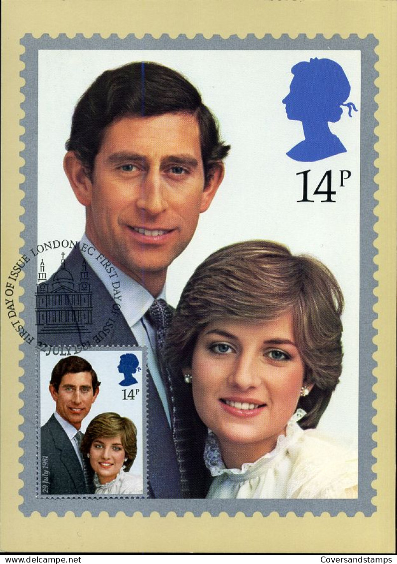 Verenigd Koninkrijk - MK - Royal Wedding                                            - Cartes-Maximum (CM)