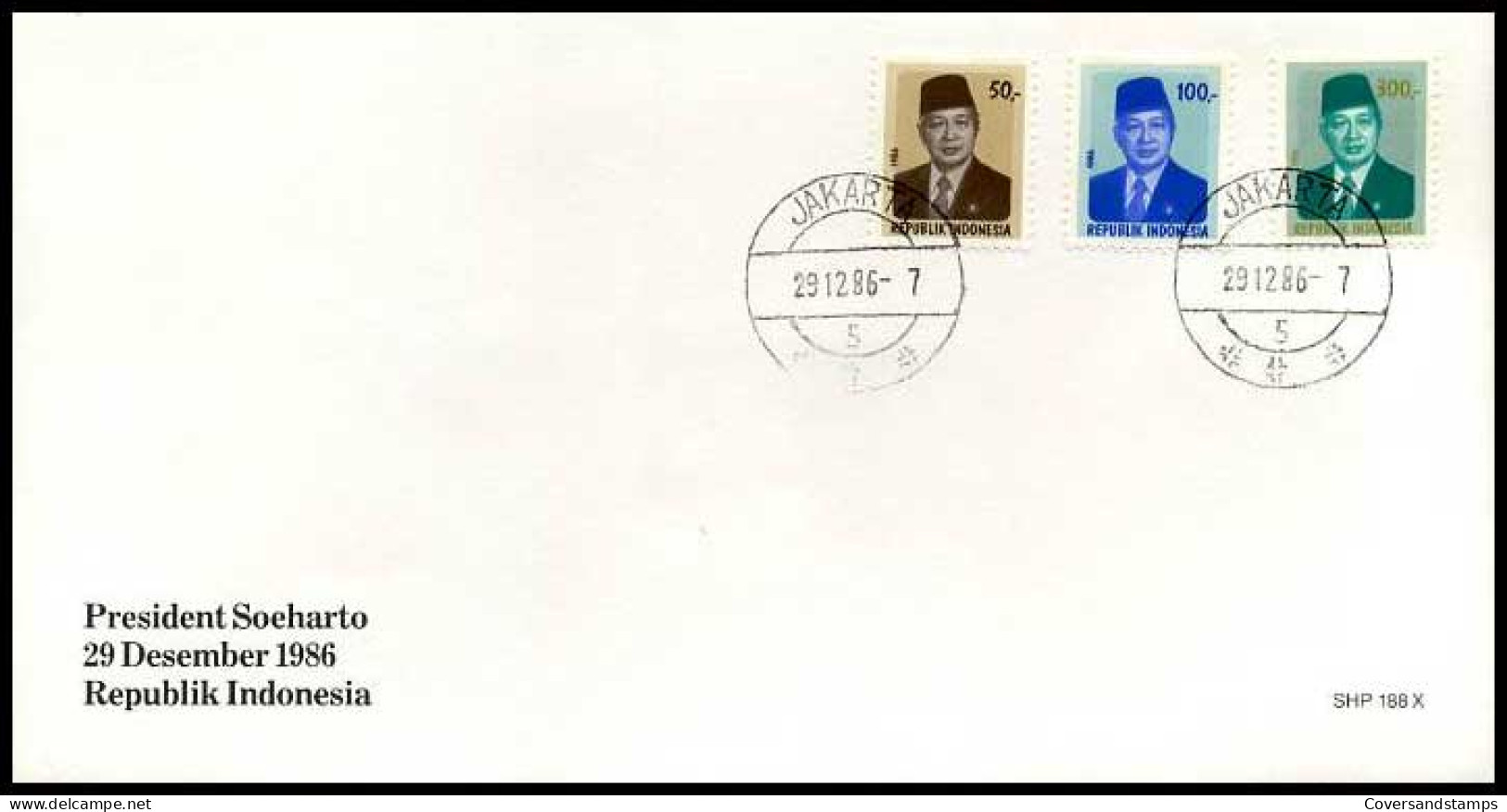 Indonesië - FDC - President Soeharto                  - Indonesia