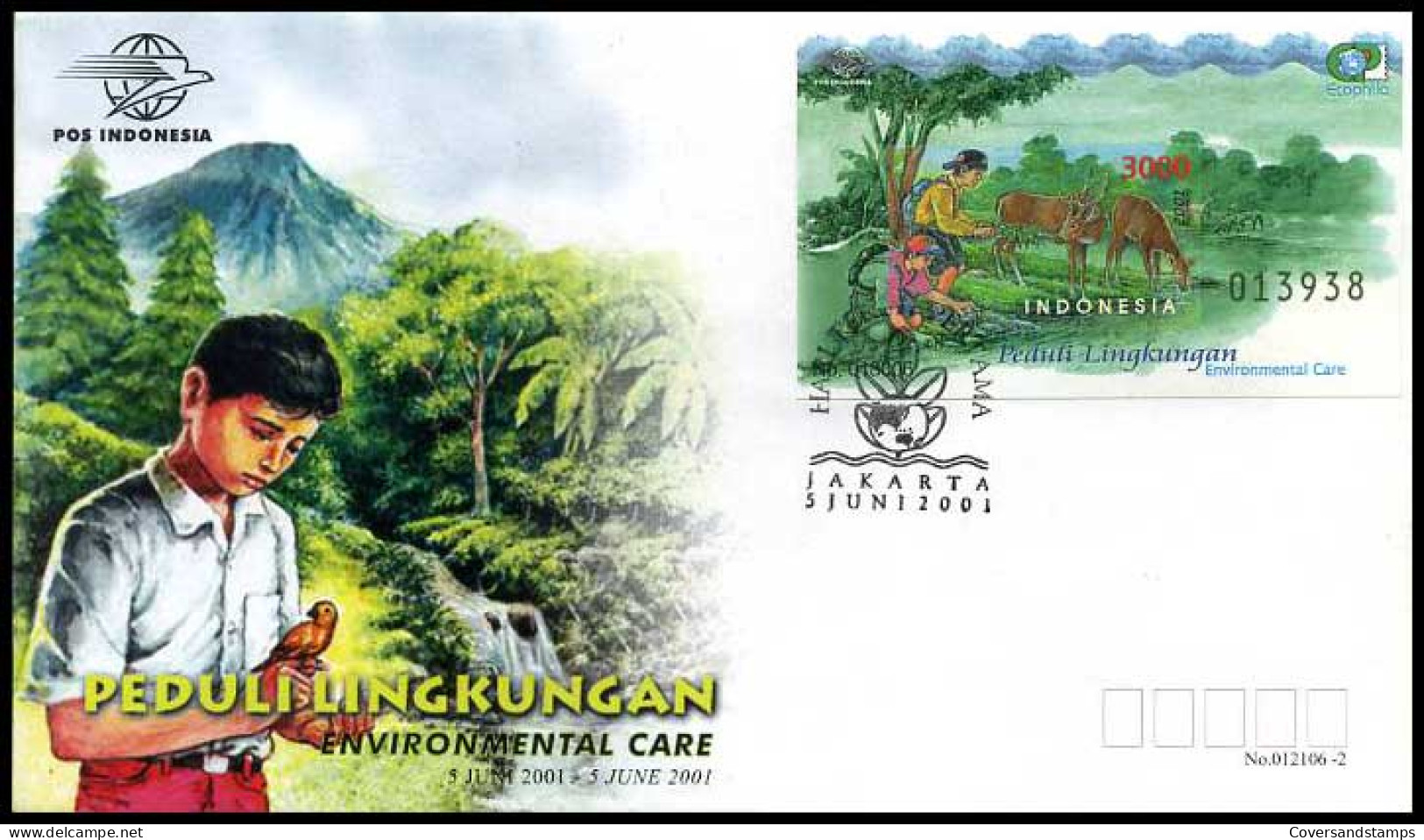 Indonesië - FDC - Environmental Care                  - Indonesia