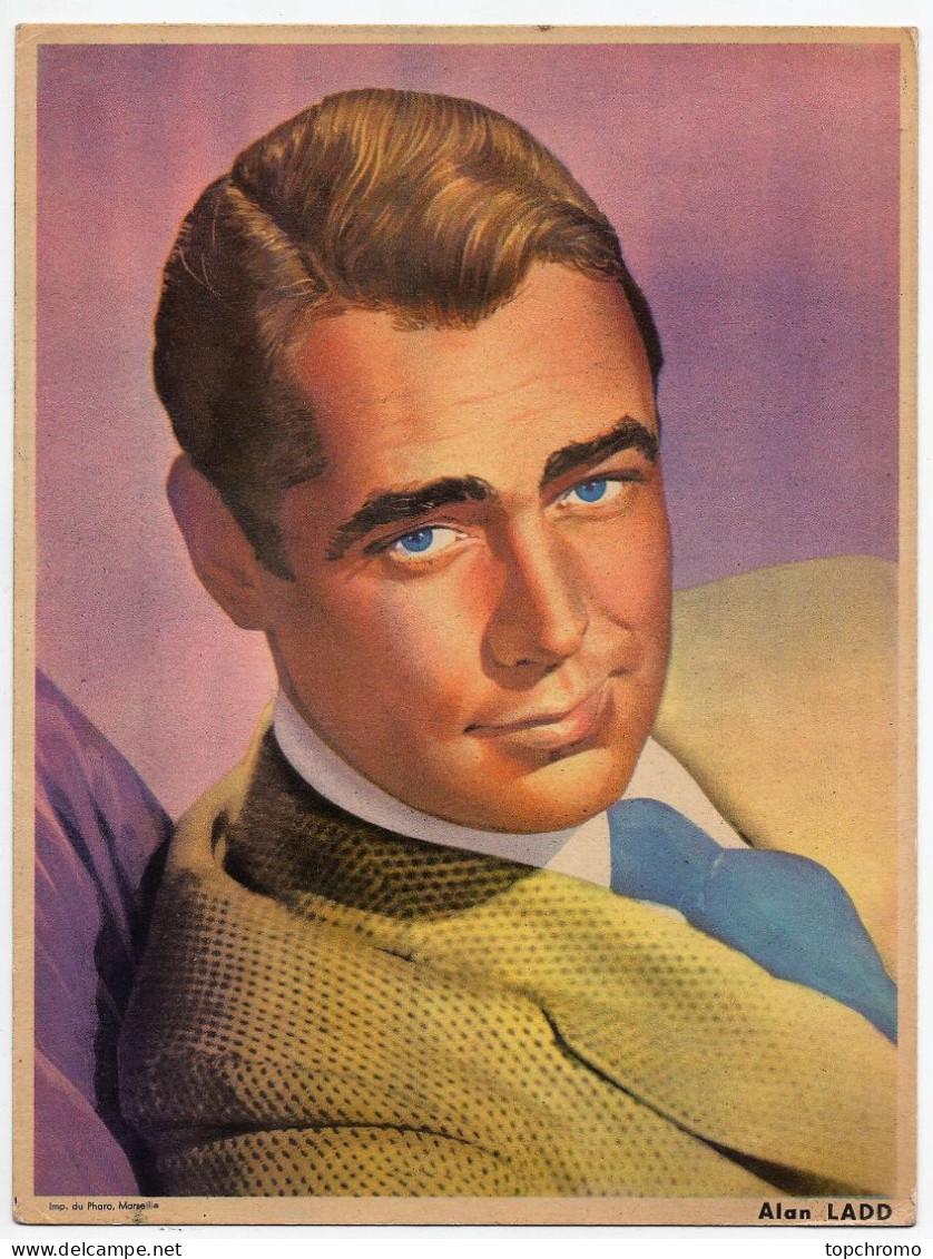 Alan LADD Carte Photo Grand Format (18cm X 24cm) Artiste Acteur Cinéma - Non Classés