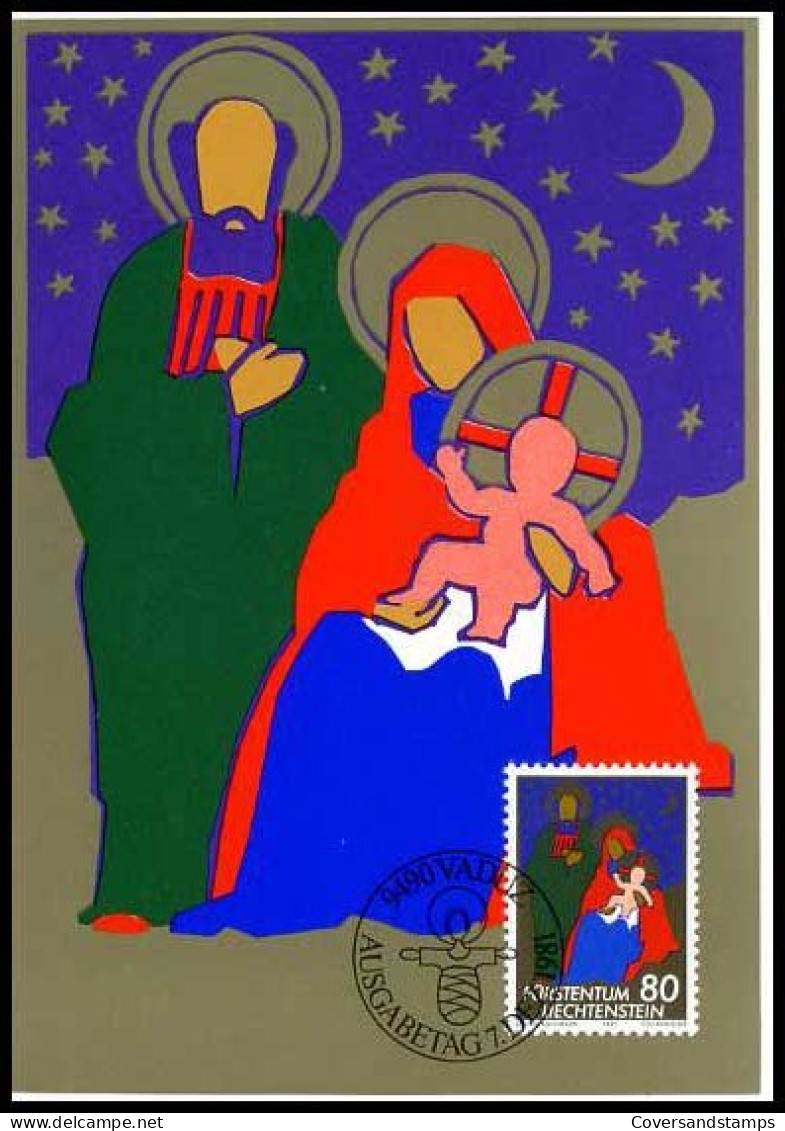Liechtenstein - MK -  Kerstmis 1981                          - Cartoline Maximum