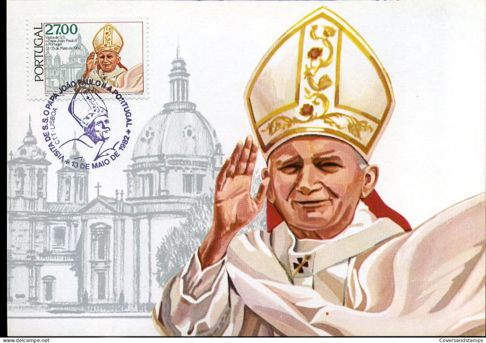 Portugal - MK - Paus Johannes Paulus II                                            - Cartes-maximum (CM)