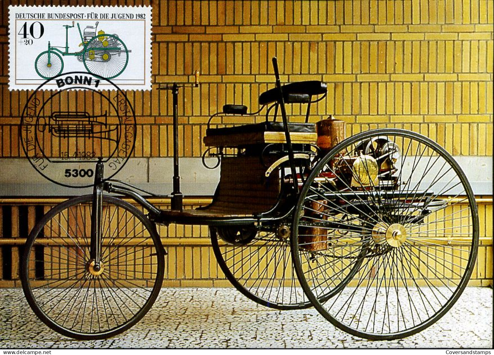 Bundespost - MK - Für Die Jugend : Benz-Patent-Motorwagen 1886 - Altri & Non Classificati