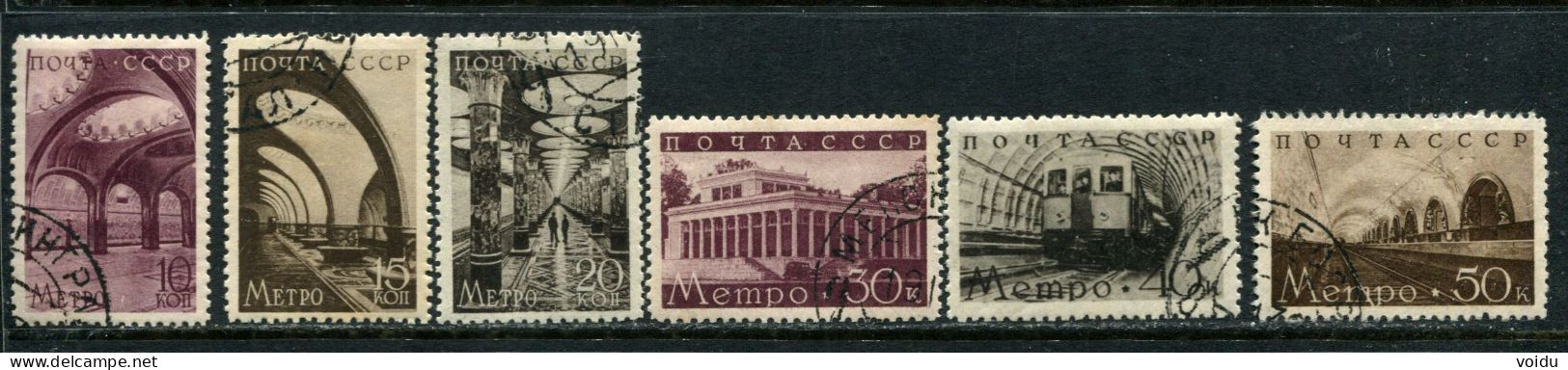 Russia 1938  Mi  646-651   Used - Used Stamps