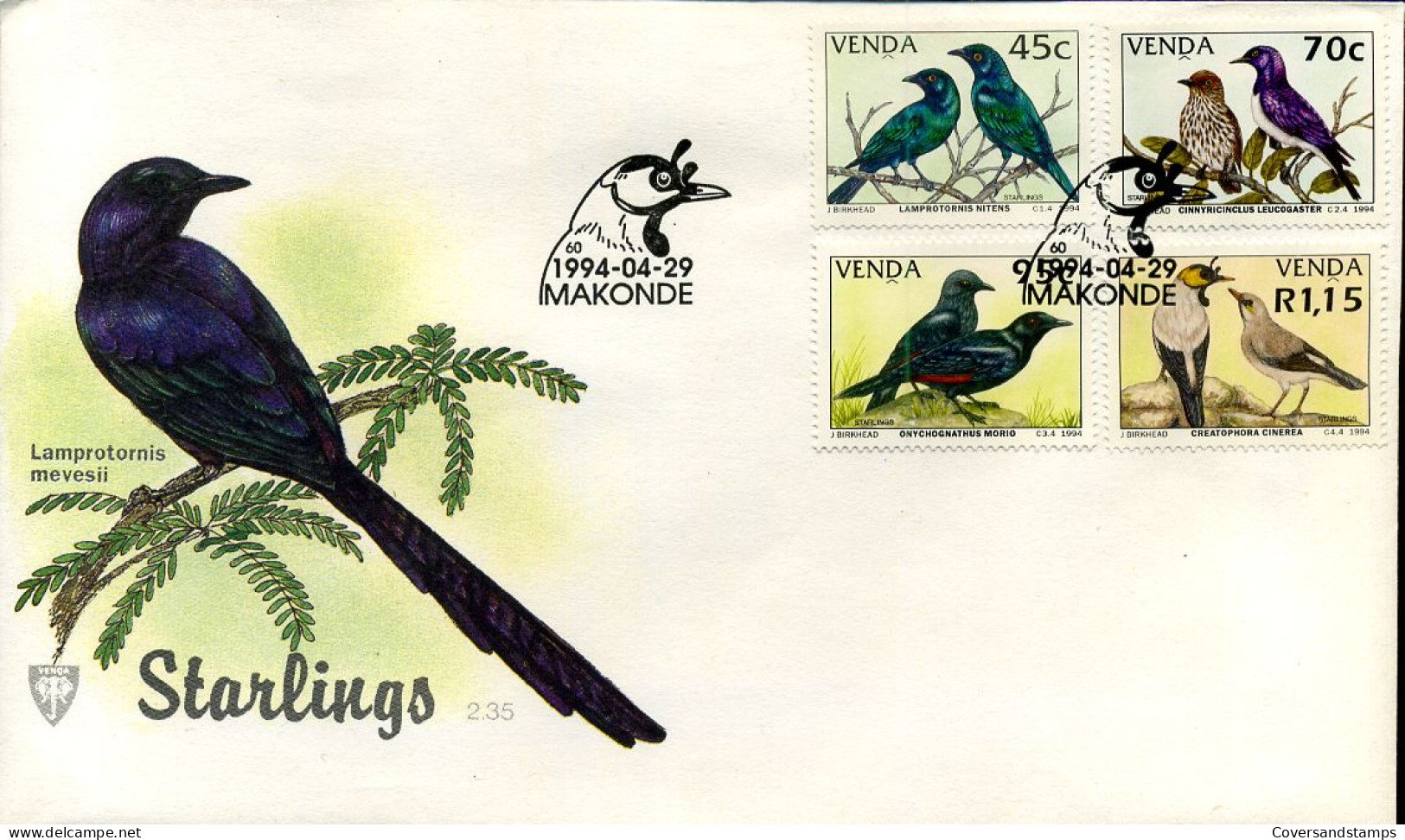 Venda - FDC - Vogels                               - Venda