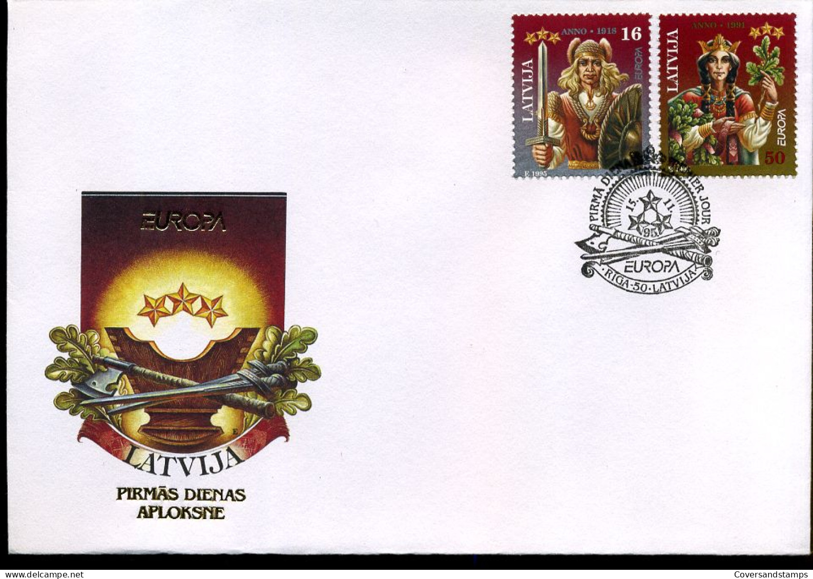 Litouwen - FDC - Europa 1995                               - Lituanie