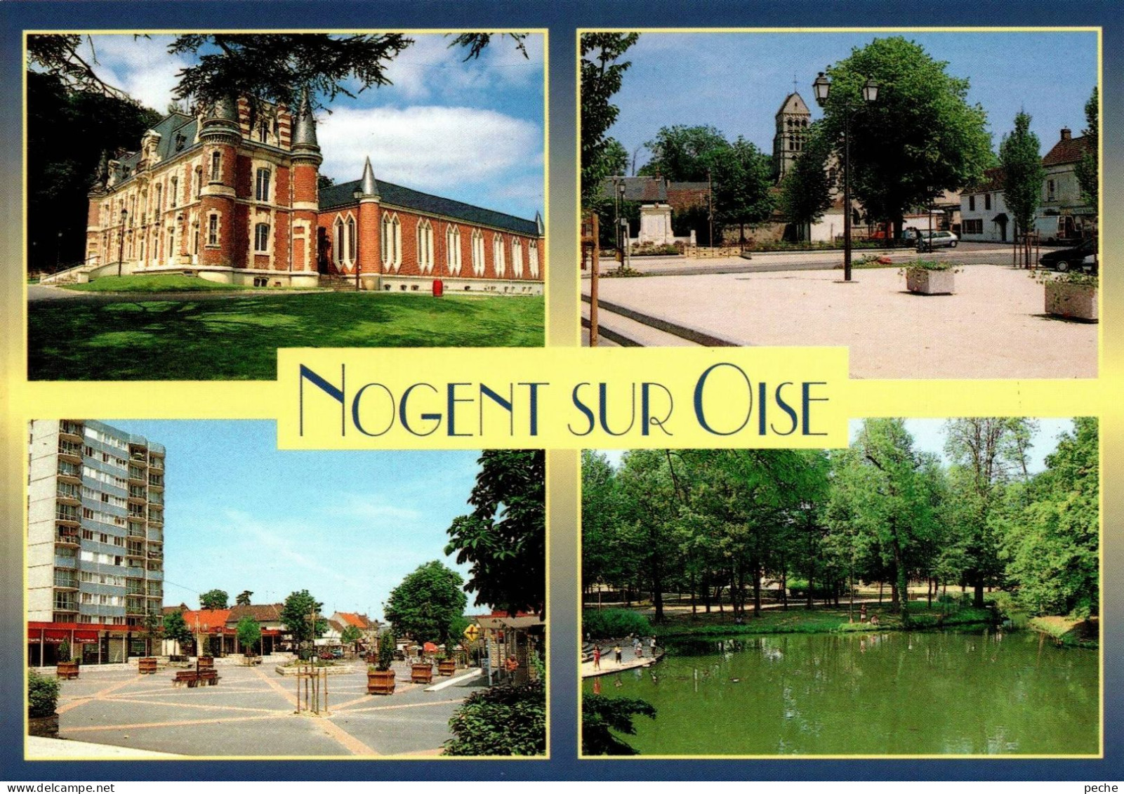 N°1234 Z -cpsm Nogent Sur Oise -multivues- - Nogent Sur Oise