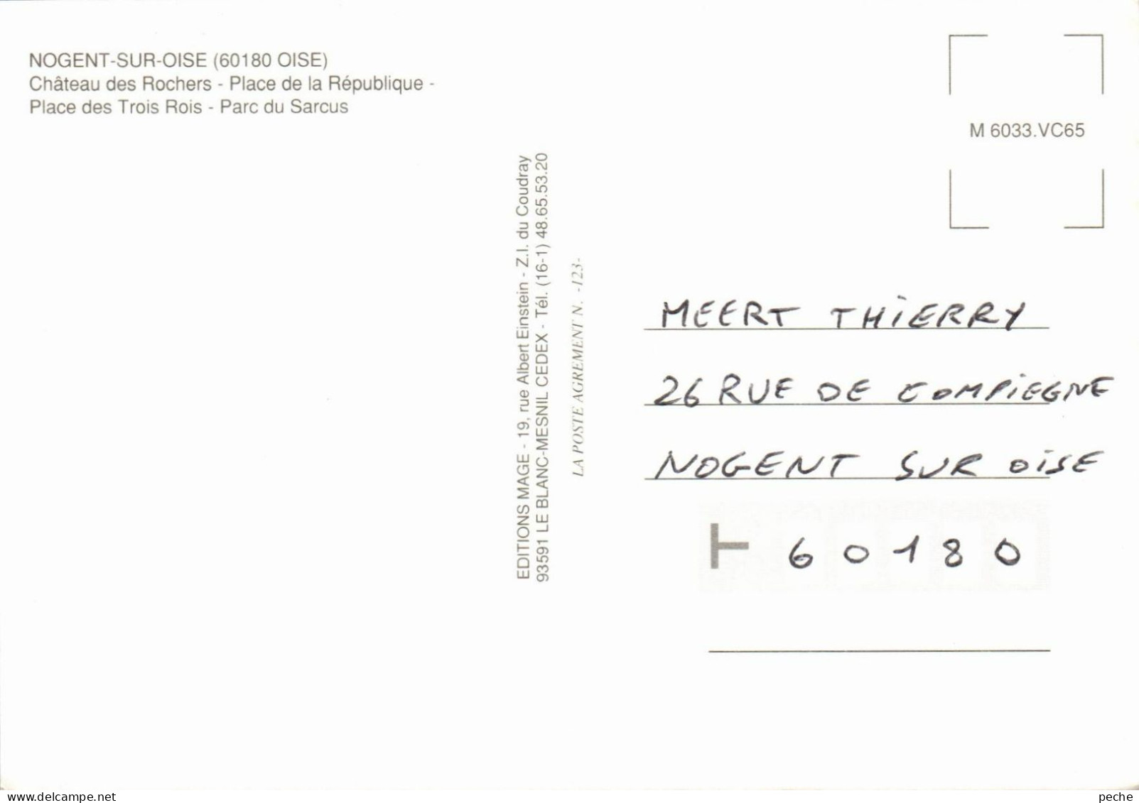 N°1234 Z -cpsm Nogent Sur Oise -multivues- - Nogent Sur Oise