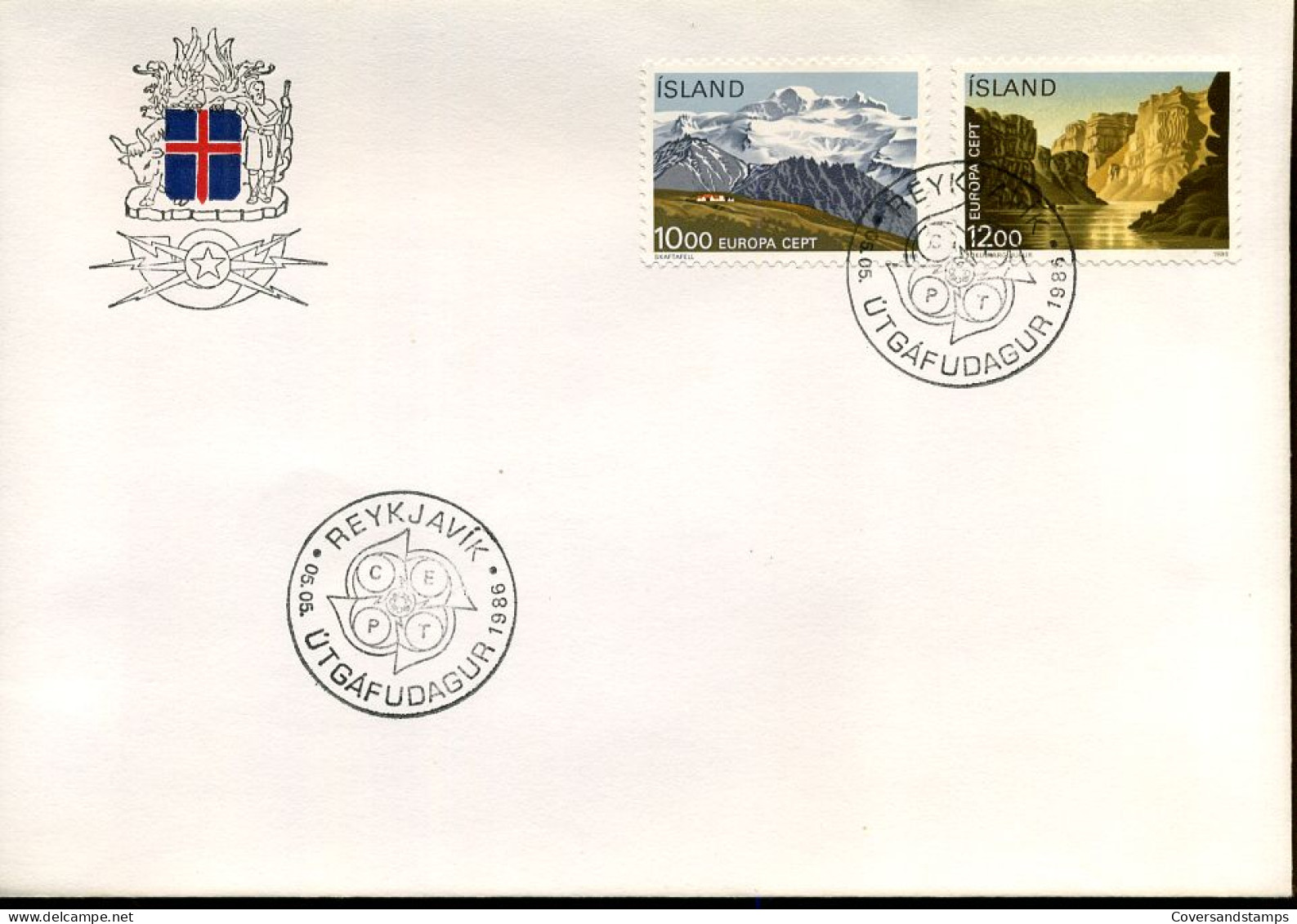 IJsland - FDC - Europa CEPT 1986                              - 1986