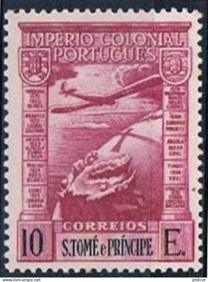 S. Tomé, 1939, # 18, Correio Aéreo, MH - St. Thomas & Prince