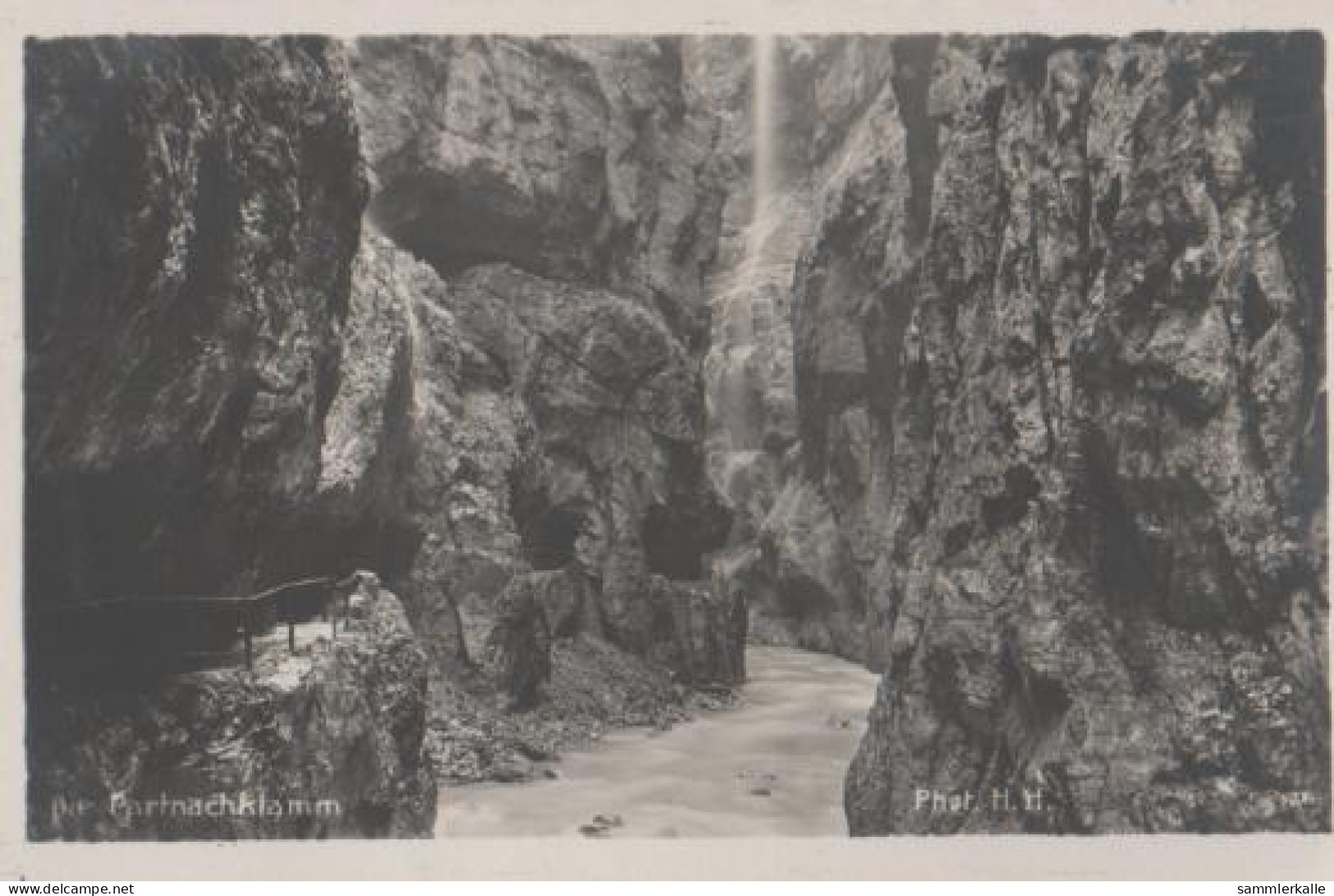 15570 - Garmisch-Partenkirchen - Partnachklamm B. Garmisch - Ca. 1935 - Garmisch-Partenkirchen