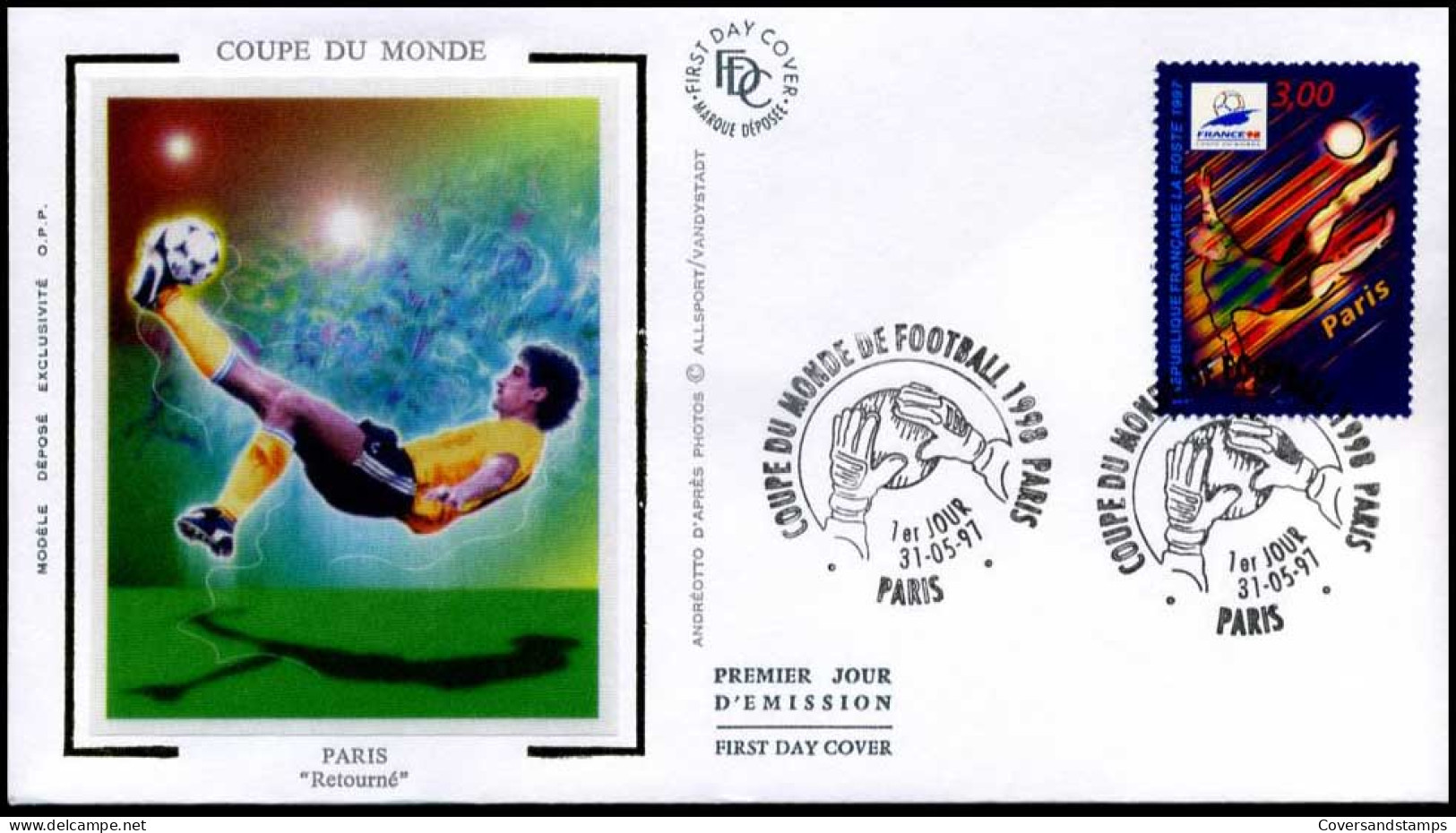 Frankrijk - FDC -  Coupe Du Monde : Paris                                     - 1990-1999
