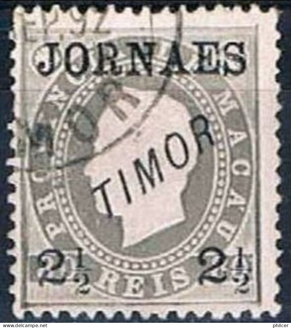 Timor, 1892, # 23 Dent. 12 1/2, Used - Timor