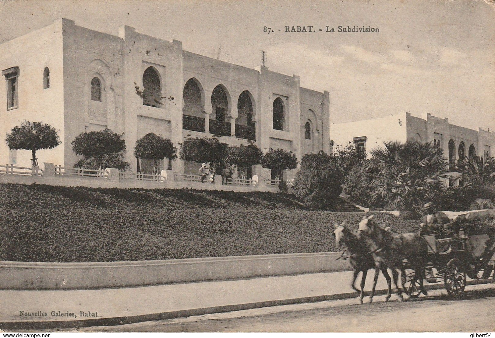 MAROC - RABAT - La Subdivision. - Rabat