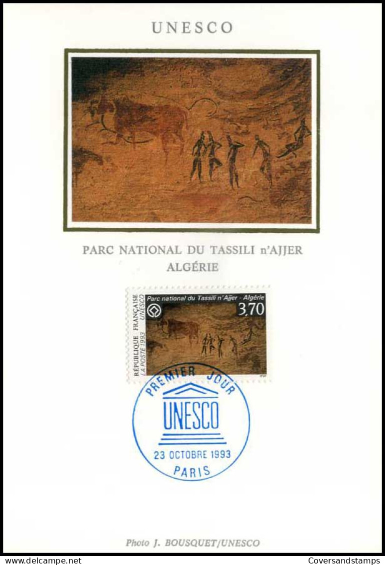Frankrijk - MK - UNESCO, Parc National Du Tassili N'Ajjer, Algérie                    - Altri & Non Classificati
