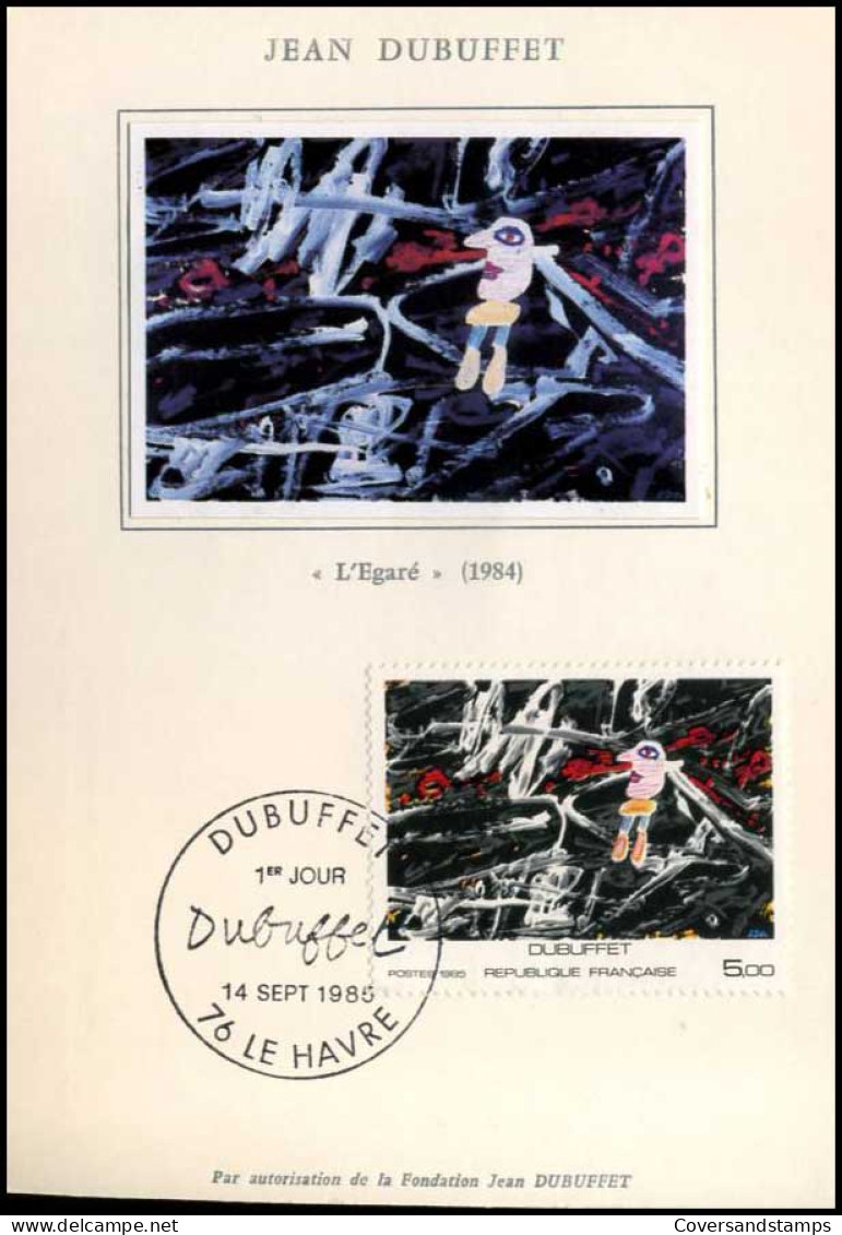 Frankrijk - MK - Jean Dubuffet ""l'Egaré""                   - Other & Unclassified