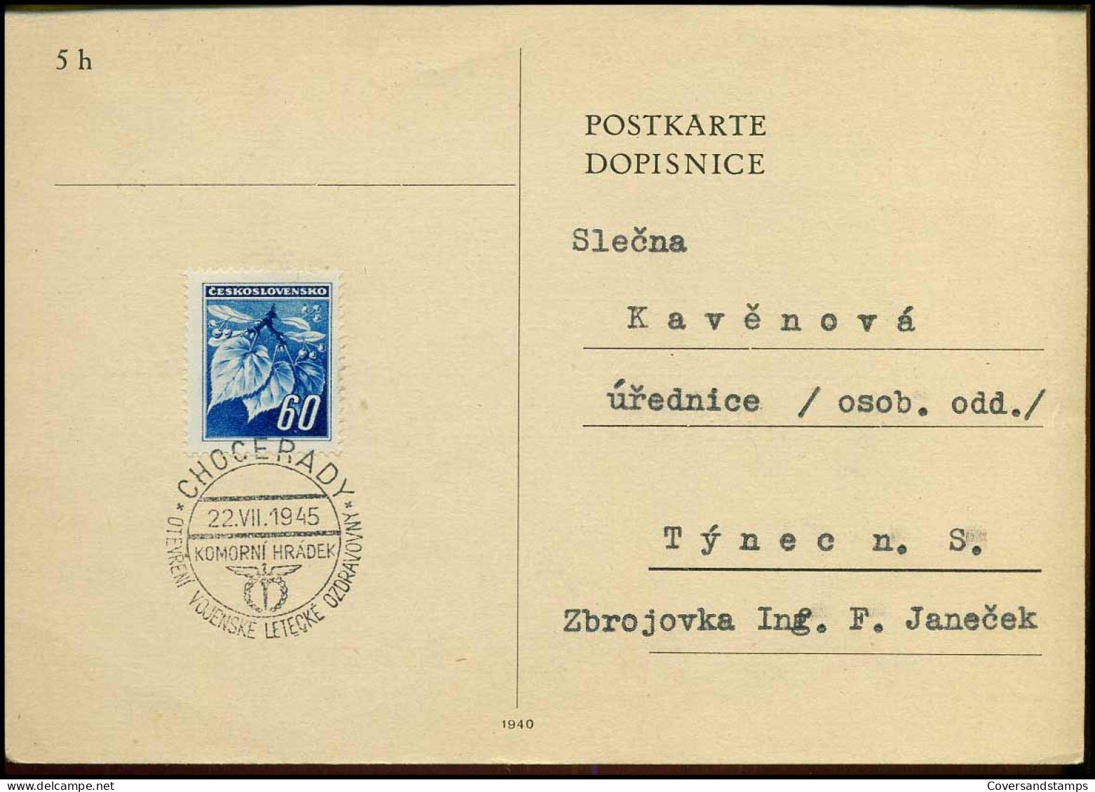Postcard  - Lettres & Documents