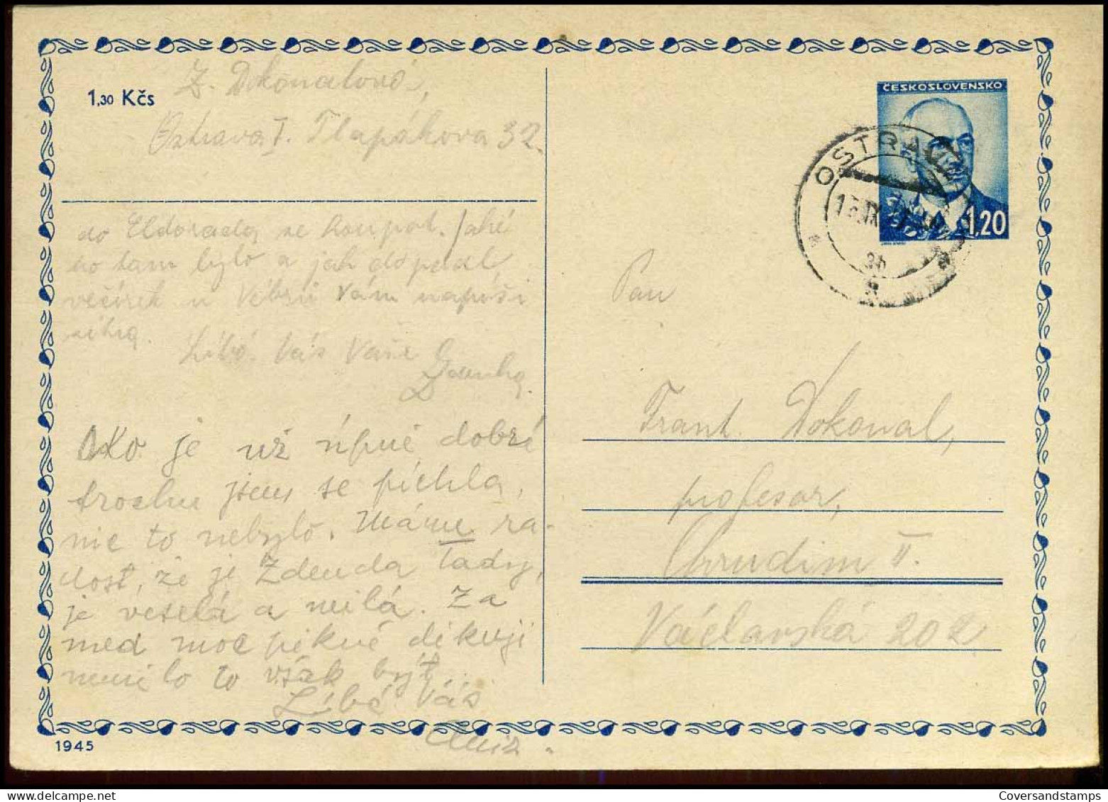 Post Card  - Covers & Documents