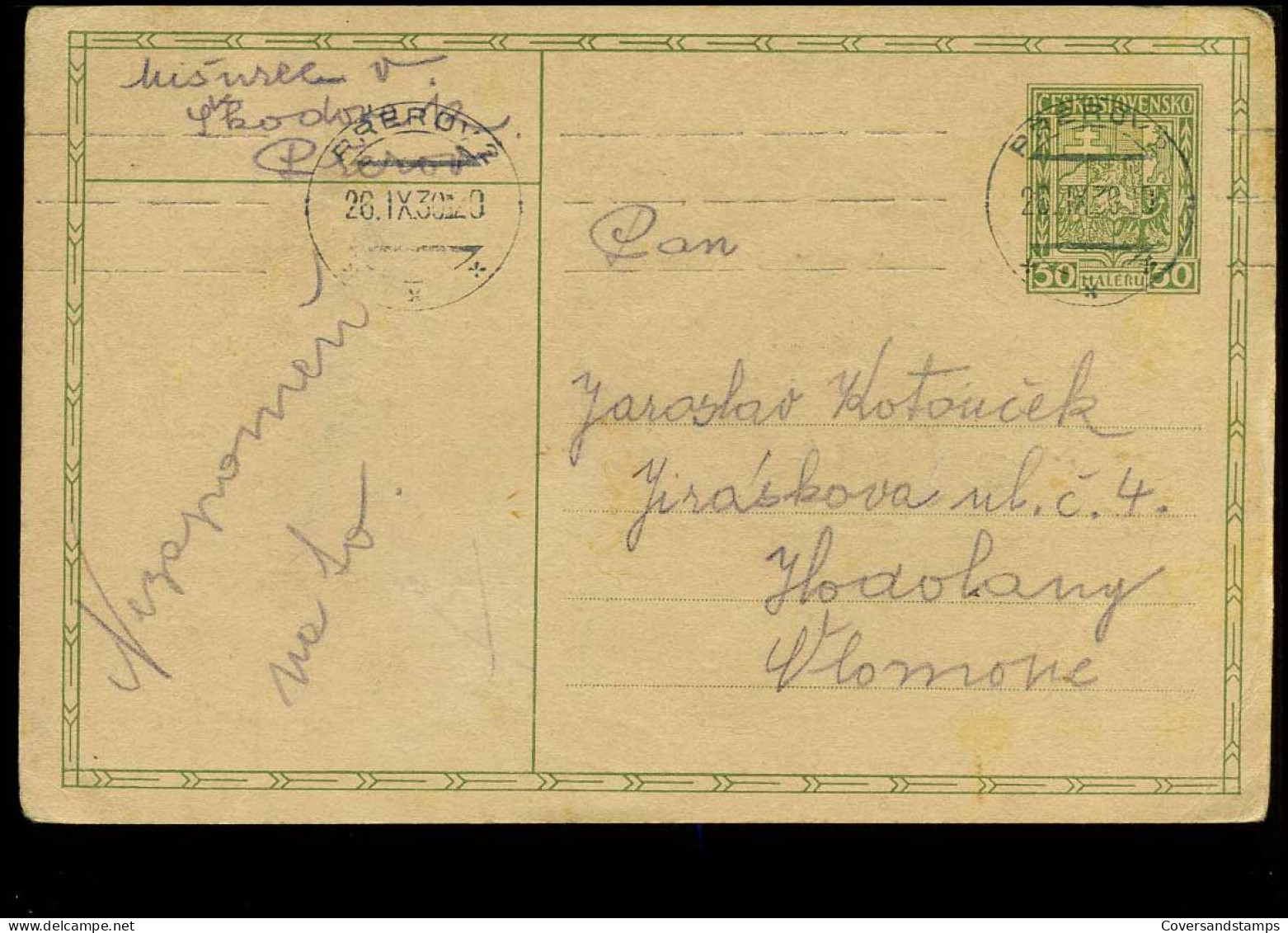 Post Card  - Covers & Documents