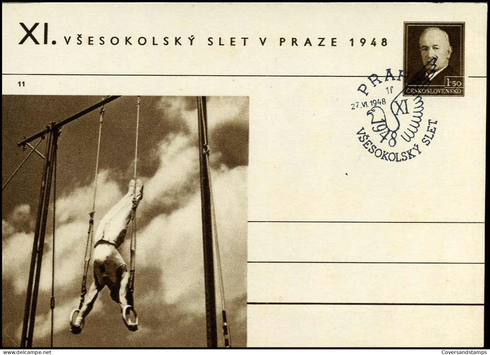Post Card - 1948 - Cartoline Postali
