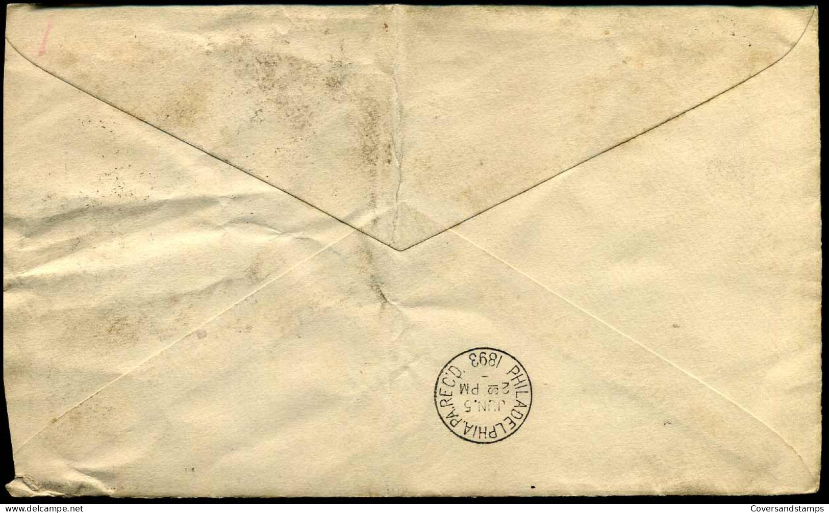 Cover To Philadelphia - 'The Murray Irion Works Co, Burlington, Iowa' - ...-1900