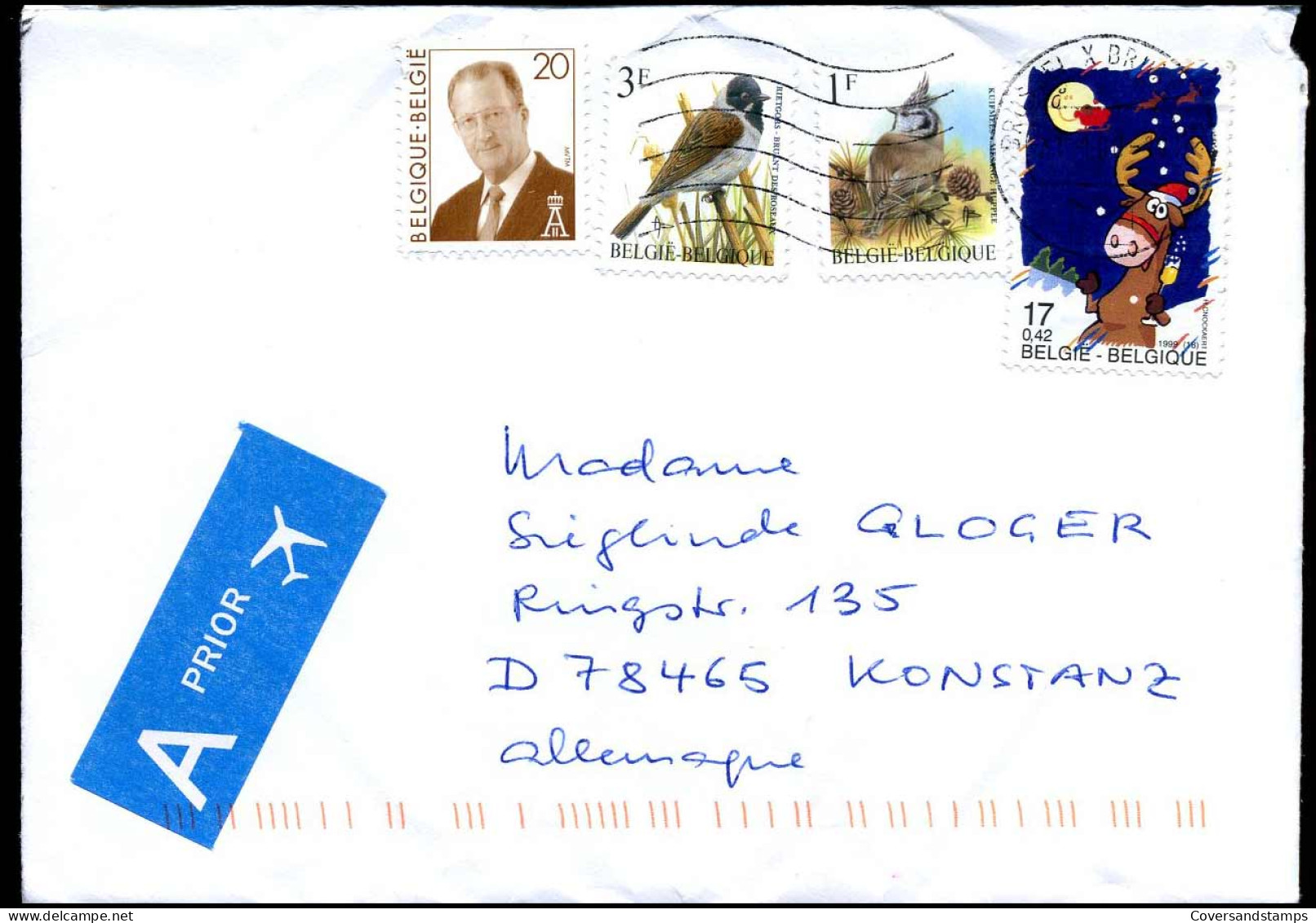 Cover To Konstanz, Germany - Lettres & Documents
