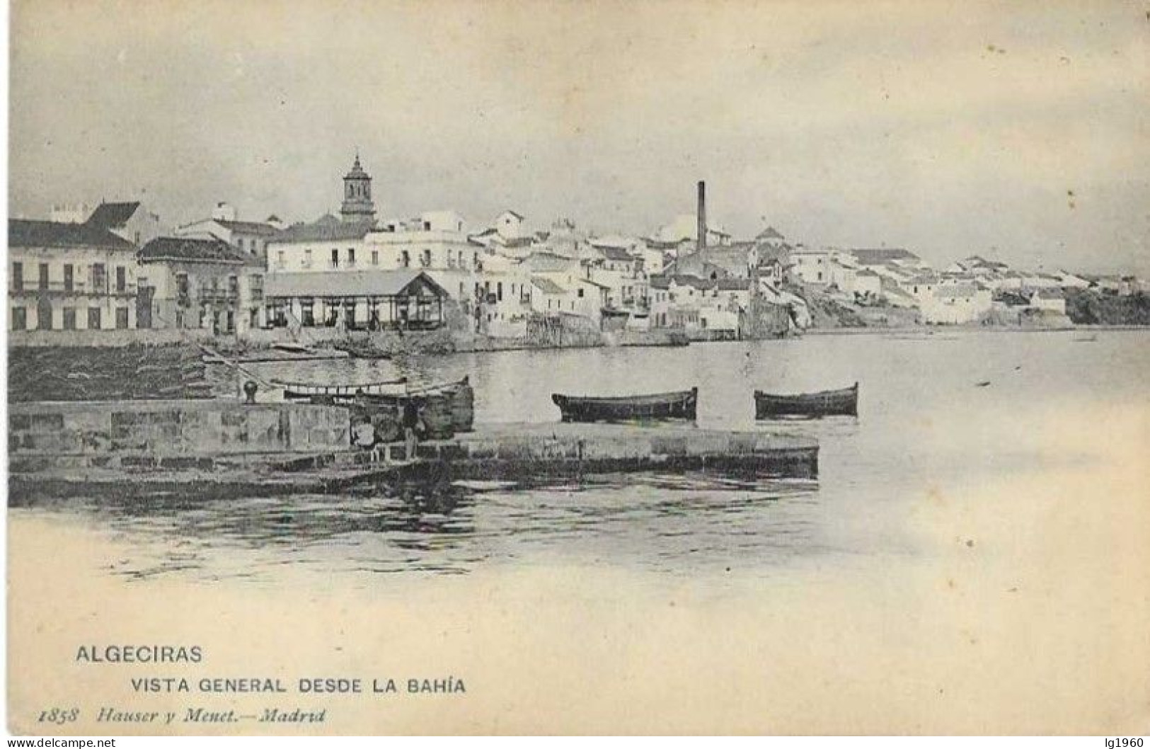 ALGECIRAS - Vista General Desde La Bahia - Cpa Non Cicrculée - Cádiz