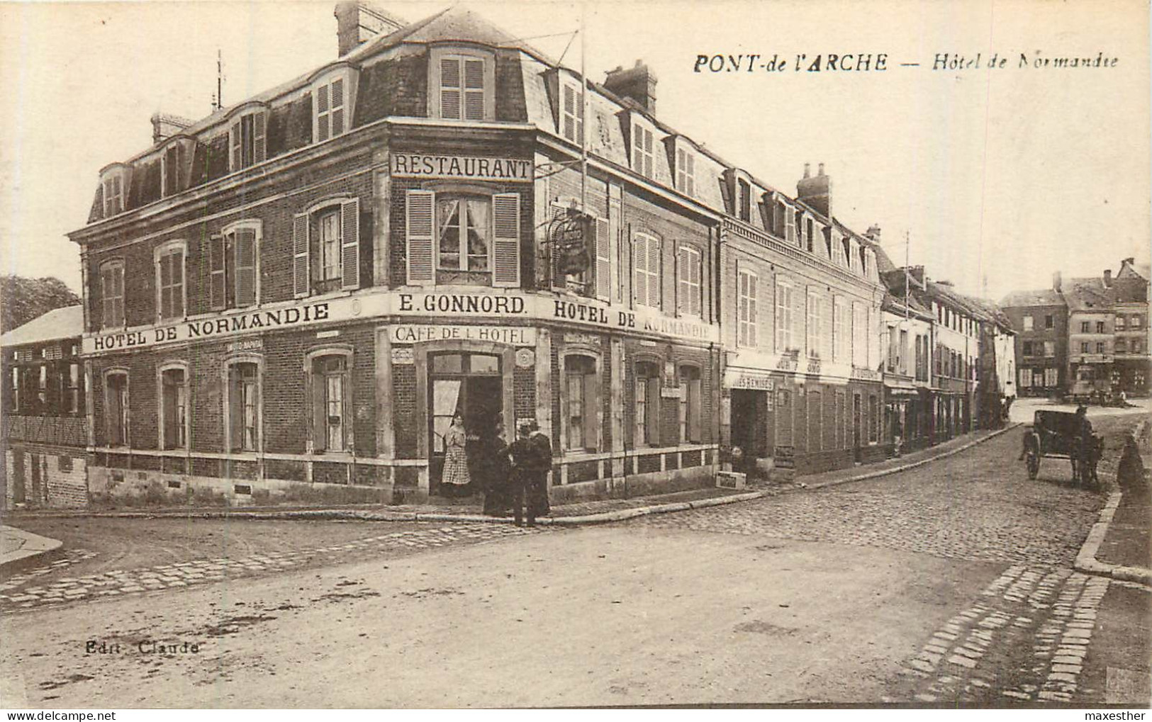 PONT DE L'ARCHE Hôtel De Normandie E. Gonnord - Pont-de-l'Arche