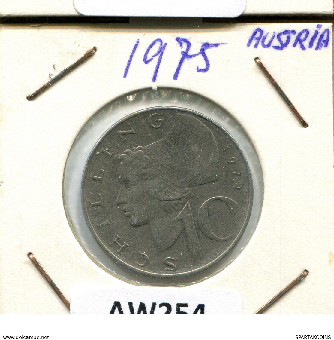 10 SCHILLING 1975 AUSTRIA Moneda #AW254.E.A - Oesterreich