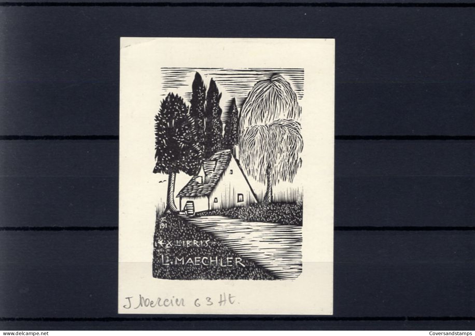 Ex-Libris : L. Maechler - J. Mercier - Bookplates