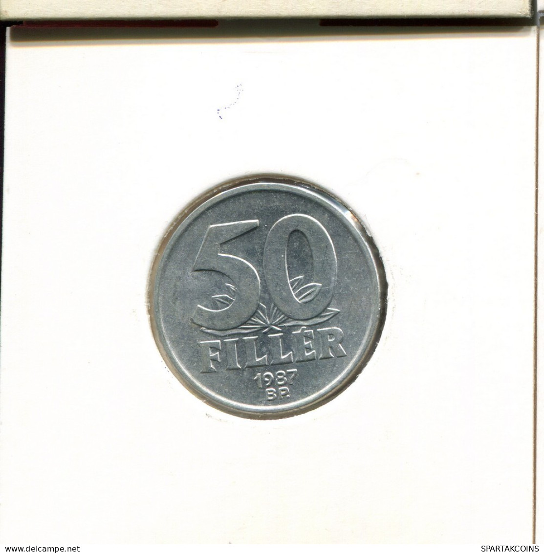 50 FILLER 1987 HUNGARY Coin #AR578.U.A - Hungría