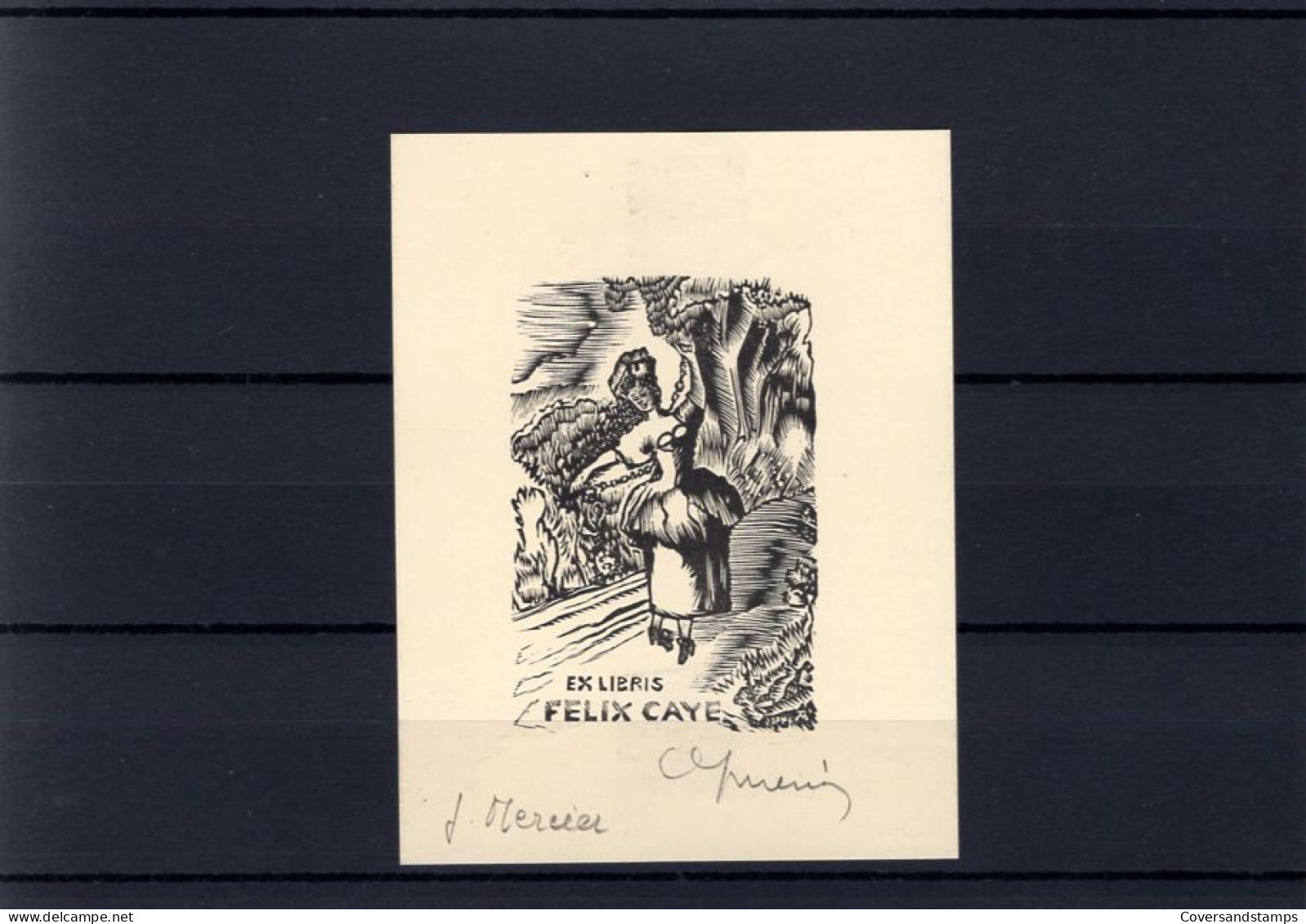 Ex-Libris : Felix Caye - Jocelyn Mercier - Exlibris