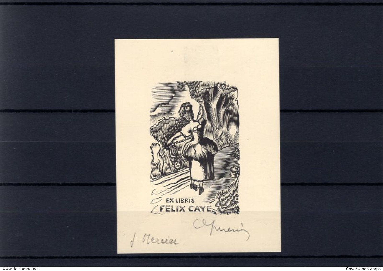 Ex-Libris : Felix Caye - Jocelyn Mercier - Ex-Libris