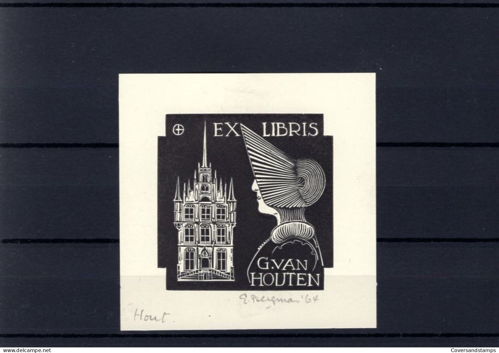 Ex-Libris : G. Van Houten - Bergman - Ex-libris