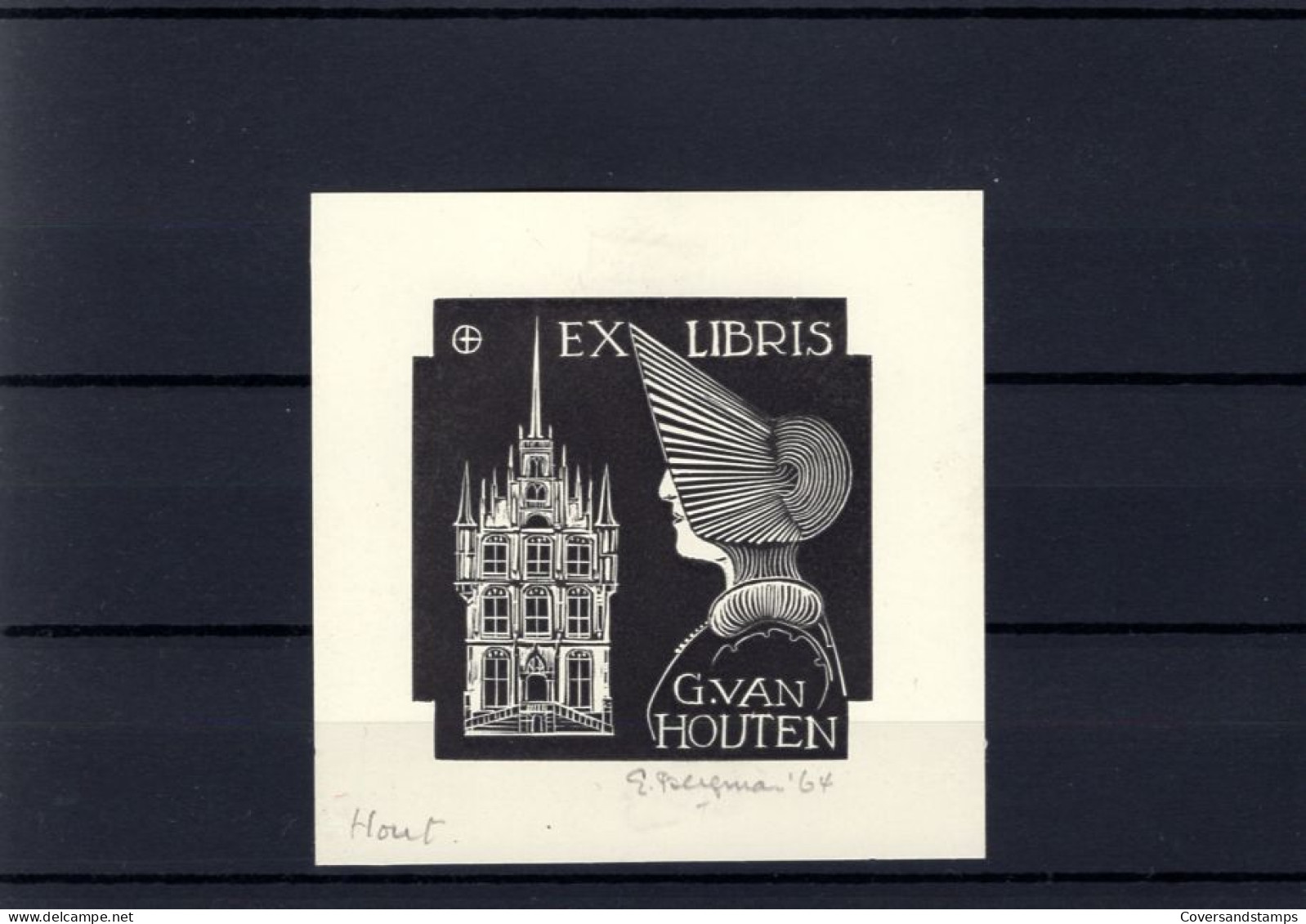 Ex-Libris : G. Van Houten - Bergman - Bookplates