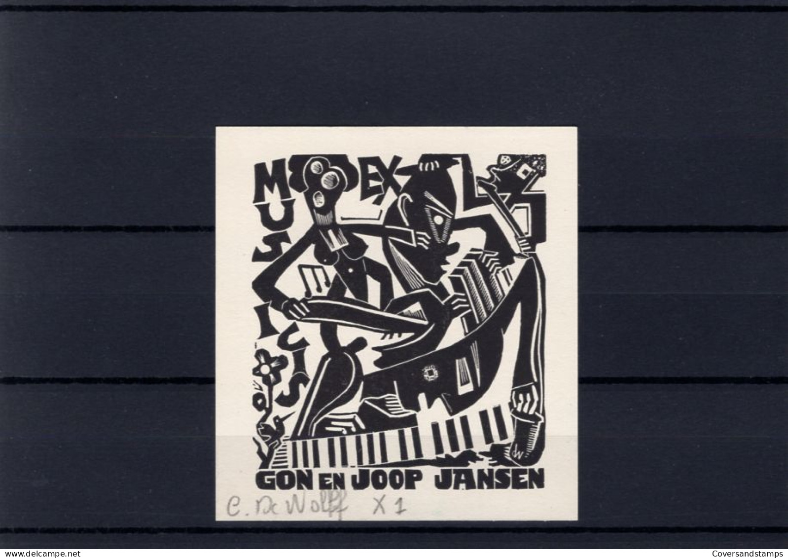 Ex-Libris : Gon En Joop Jansen - C. De Wolff - Ex-libris